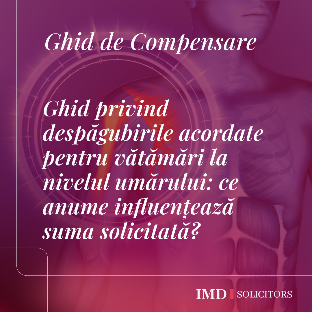 Ghid privind despăgubirile acordate pentru vătămări la nivelul umărului: ce anume influențează suma solicitată?