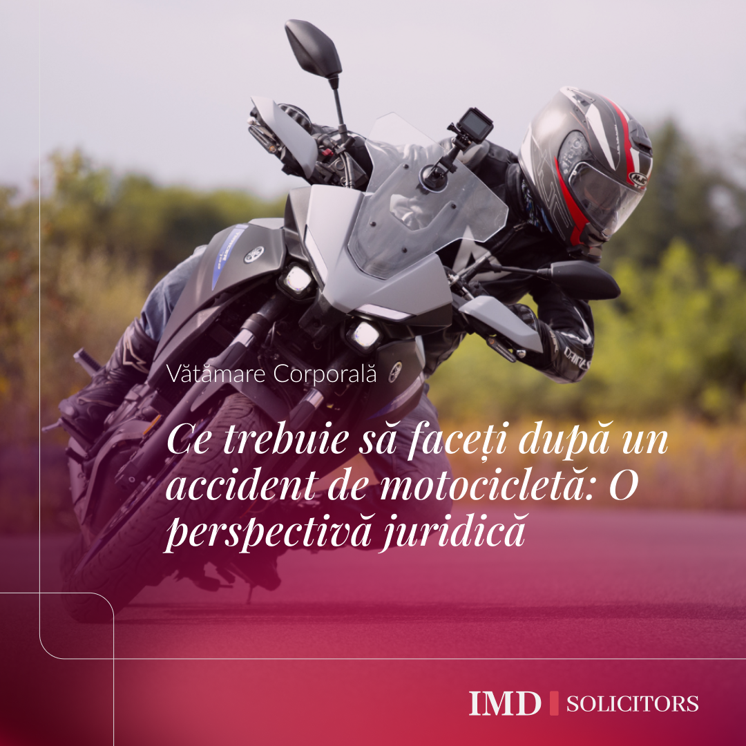 Ce trebuie să faceți după un accident de motocicletă: O perspectivă juridică