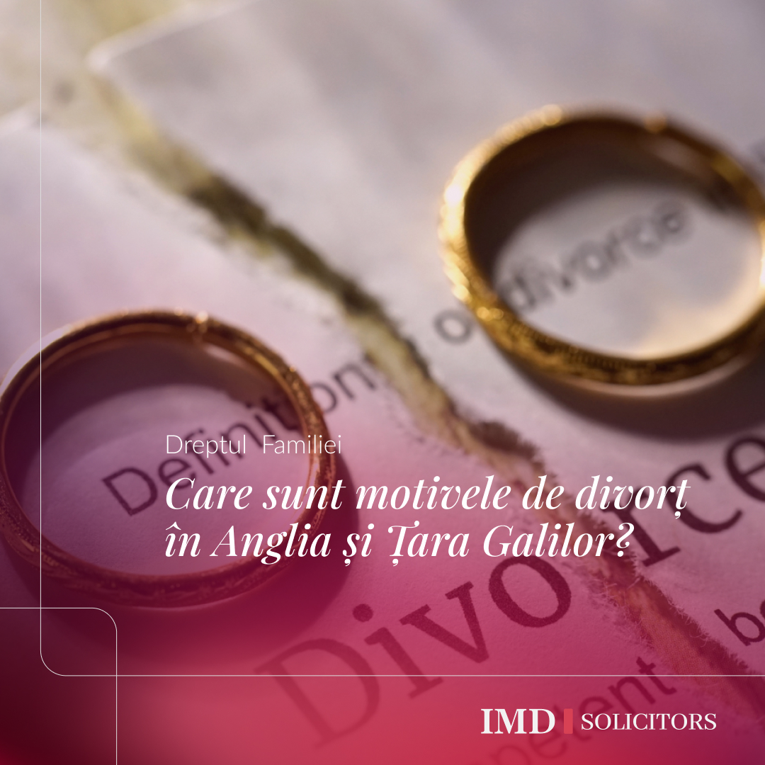 Care sunt motivele de divorț în Anglia și Țara Galilor?