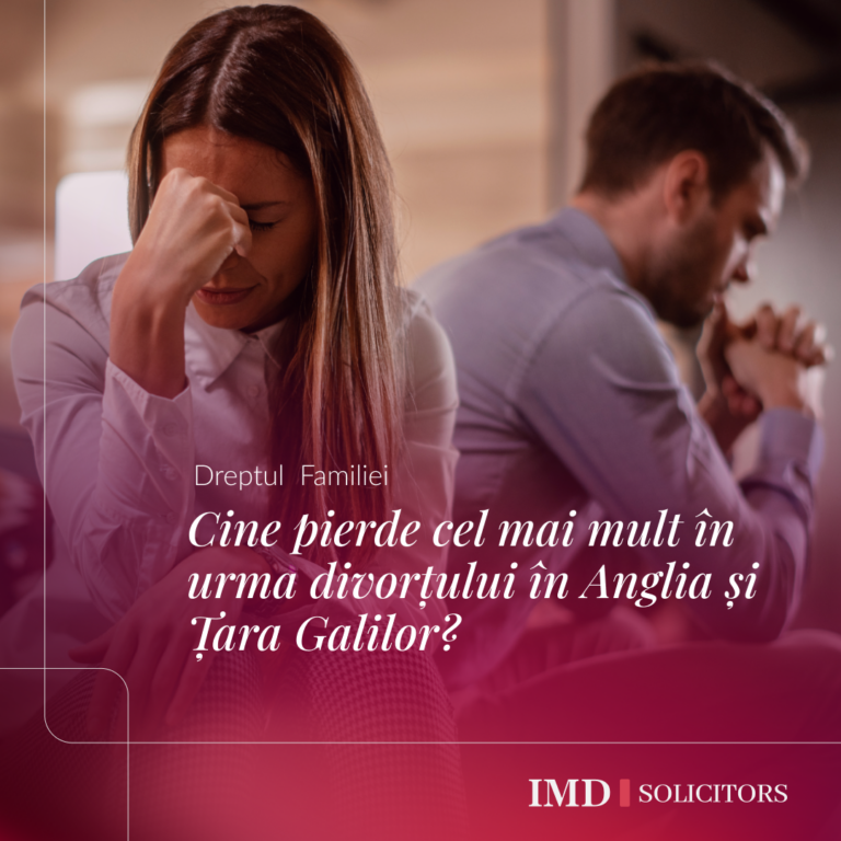 Cine pierde cel mai mult în urma divorțului în Anglia și Țara Galilor?